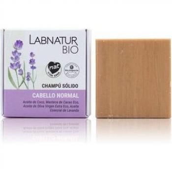 Labnatur Bio Champú Sólido Cabello Normal 75g - Champú sólido, formulación orgánica, ideal para cabello normal, envase sostenible y biodegradable, sin sulfatos ni parabenos