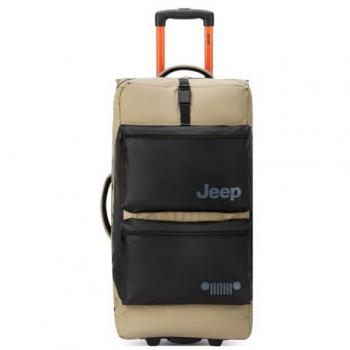 Delsey Paris x JEEP JS006B 64L Beige and Black Trolley Bag