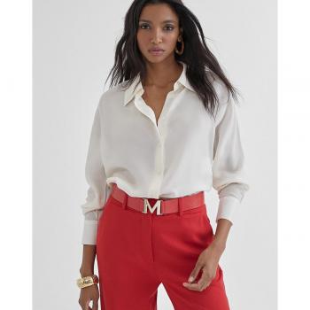 Lola Casademunt - Blusa de mujer de manga larga monocolor