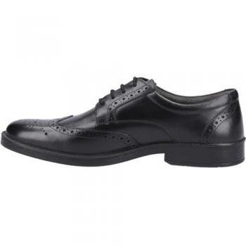 Nolan Men's Black Leather Brogues Formal Lace Up Shoes