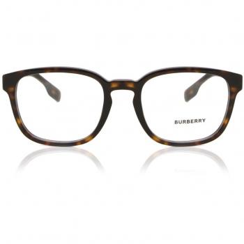 Burberry Edison BE 2344 Eyeglasses - Tortoiseshell Frame, Size 53, Men's, Blue Light Block Available