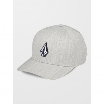 Gorra Volcom Heather Flexfit Gris - Gorra de béisbol, diseño clásico, material suave y cómodo, ajuste flexfit, color gris vintage