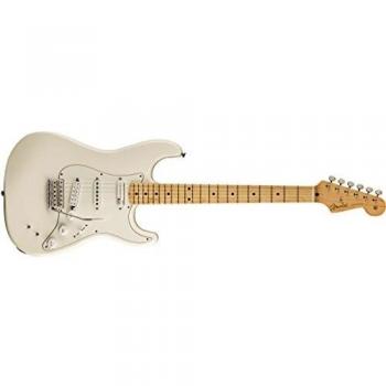 Fender EOB Ed O'Brien Stratocaster Guitar with Sustainer, Maple Fingerboard, Olympic White