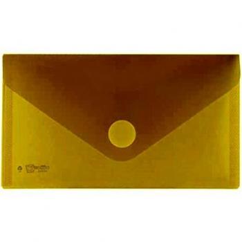 Office Box 90553 - Sobre plastico 225x125mm com cierre de velcro, color translucido amarillo