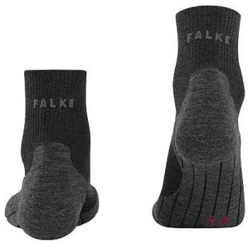 Falke TK5 Wander Wool Short Socks for Men - Grey Size 44-45