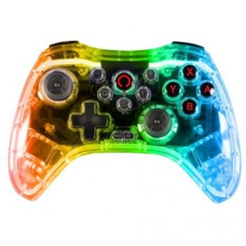 Mando Gaming Inalámbrico KONIX Crystal RGB para Nintendo Switch
