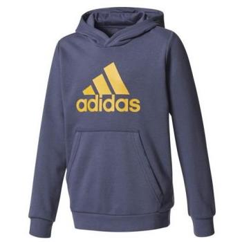 adidas Yb Logo Hood Sudadera, Hombre, Azutra / Amatac, M