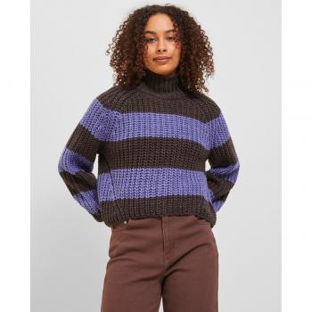 Jack & Jones - Jersey de mujer punto grueso a rayas