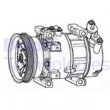 Compresor de aire acondicionado DELPHI CS20533