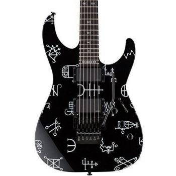 ESP LTD KH Signature Demonology Black Graphic Electric Guitar