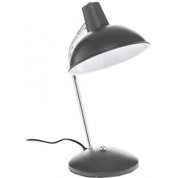 Lámpara de mesa vintage 'Jamelia' en acero gris (1 llama, E14) de Lindby