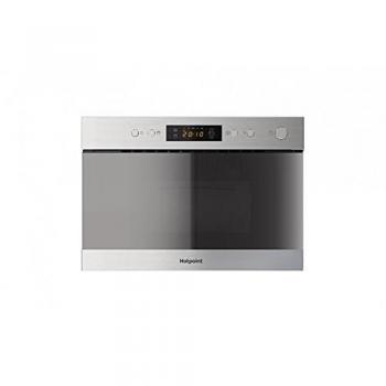 Hotpoint MN 314 IX HA - Horno microondas Class 3, 750 W, 22 litros, metal, inoxidable
