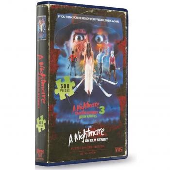 Puzzle 500 Piezas VHS Pesadilla Elm Street Edición Limitada, Color Negro, Estándar