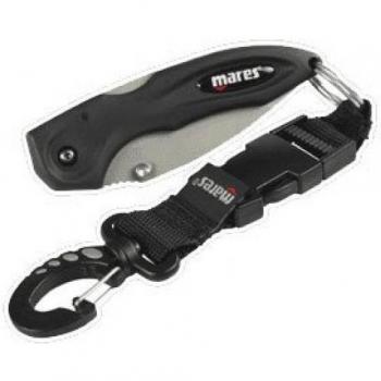 Mares Force Bat Titanium - Cuchillo, color negro, talla BX