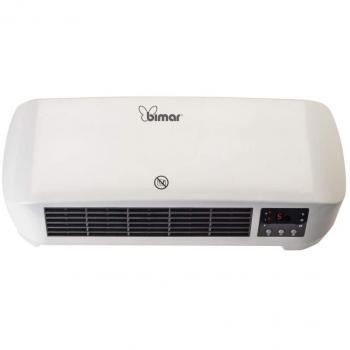 Termoventilador de Pared Bimar HP090 2000W con Telecomando, Termostato y Timer Digital