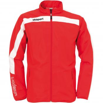 Uhlsport Liga Webjacke - Chaleco de fútbol para hombre, color rojo/blanco, talla XL