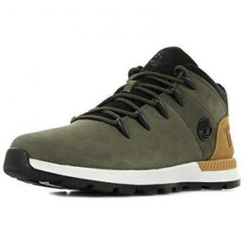Timberland Sprint Trekker Mid Lace-Up Trainer for Men in Green, Size: 10.5