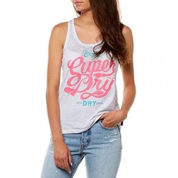 Superdry - Camiseta sin mangas - para mujer Optic M