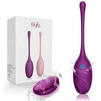 Kegel Bolas Chinas para Mujer AL'OFA Impermeable Silicona de alta calidad 10 Velocidades Ejercicio Kegel Control de vejiga Músculo pélvico Fortalecimiento control a distancia