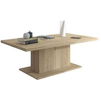 Mesa de café Tucson 148, Aglomerado Laminado, Roble Sonoma, 110 x 60 x 43 cm