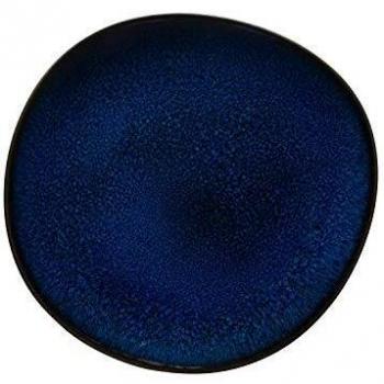 Villeroy & Boch - plato para desayuno Lave bleu, 23,5 cm, elegante plato llano de loza para brunch, apto para lavavajillas y microondas