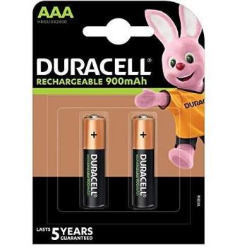 Pila Recargable Duracell AAA LR03, 850mAh - Pack de 2 Unidades