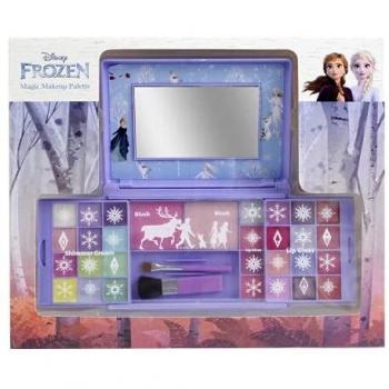 Frozen Beauty Palette, Set de Maquillaje de Frozen para un Cambio de Imagen Divertido, Kit de Maquillaje con Accesorios Coloridos, Juguetes y Regalos para Niños y Niñas
