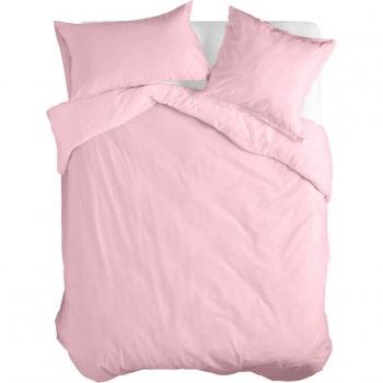 Funda Nórdica HappyFriday BASIC Rosa claro 240 x 220 cm