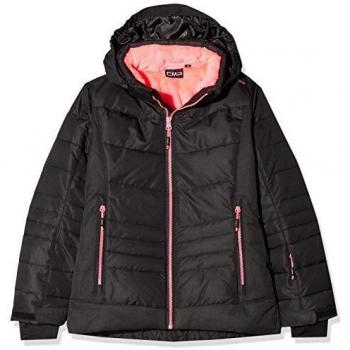 CMP Chaqueta de esquí Feel Warm Flock 3.000 39W2045 Chaqueta, Niñas, Nero, 128