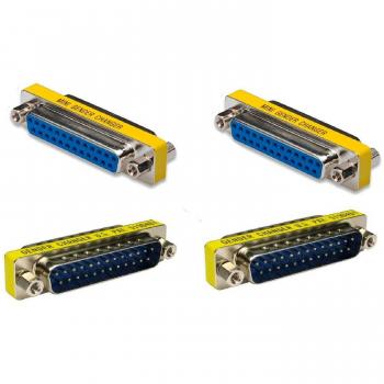 Ruibo Sike 25 pin 2 macho a macho 2 hembra a hembra paralelo DSUB cambiador de género adaptador - DSUB - IEEE-1284 - D25 - convertidor de cable - Adaptador de puerto