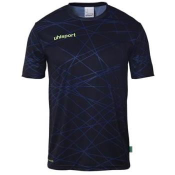 Camiseta de Fútbol UHLSPORT Prediction de Manga Corta para Hombre - Color Azul - Talla 3XL