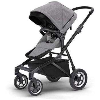 Cochecito Thule Sleek Gris Melange con Estructura Negra