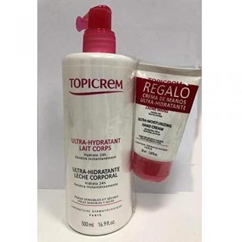 Topicrem Pack Topicrem Uh Leche Corp. 500 ml y Crema Manos - 1 Unidad