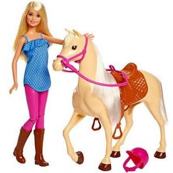 Barbie Doll and Horse Playset with Accessories (Mattel FXH13)
