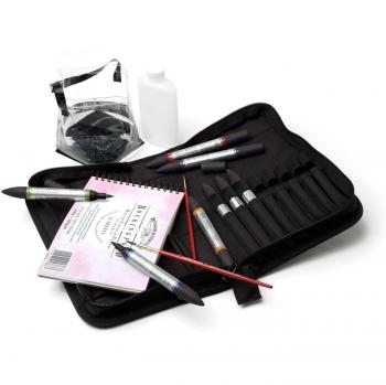 Winsor & Newton Profesional Acuarela Marcador Set De Viaje