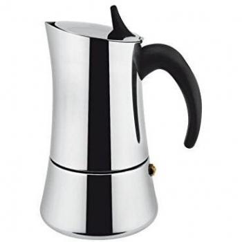 Cafetera Espresso Elly 4 Tazas Acero Inoxidable 18/10 para Inducción