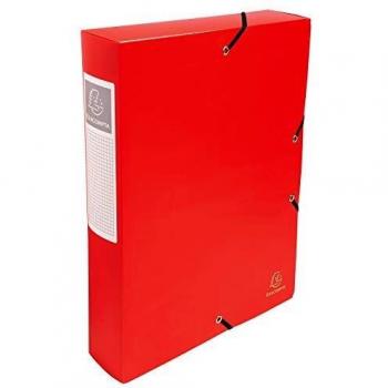 Exacompta 59885E - Carpeta de proyecto con goma, color rojo