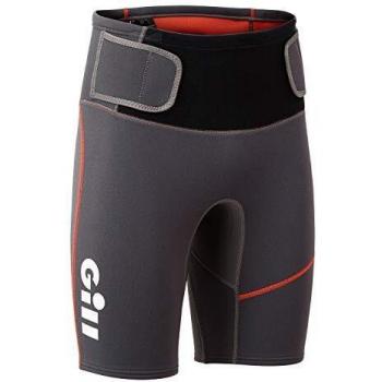 Gill para Hombre Zenlite 2mm Flatlock Traje de Neopreno Cortos - Graphite - cálido térmica de Calor Capa Capas