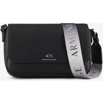 Armani Exchange Women's Logo Crossbody Bag - Black, One Size, Casual, Polyurethane