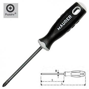 Maurer 2324910 Destornillador Pozidriv