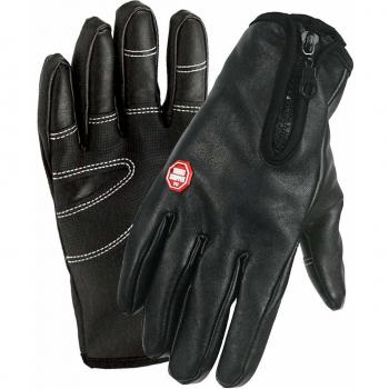 Aotlet Calientes Guantes invierno hombre guantes impermeables para moto mujer running guantes deportivos Prueba del Viento cuero navidad regalos para hombres Guantes ciclismo de pantalla tactil