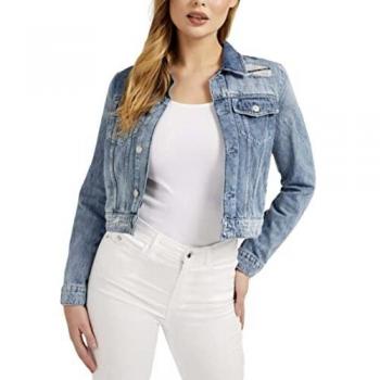 Guess Blue Denim Jacket for Women, Size L