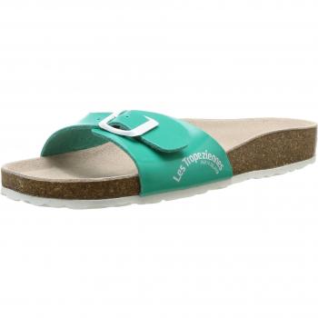 DreamWorks Pornic 02850 - Zuecos para mujer, color verde, talla 40