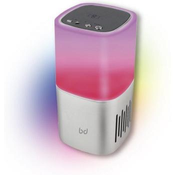 Biwond Altavoz Bluetooth ColorSound con Luz RGB, Auxiliar, Radio FM, Ranura Micro SD, Carga USB 2.0, Función de Luz Nocturna y Lámpara de Cabecera, Control
