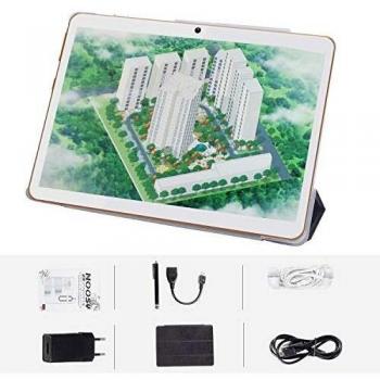 Android9.0 3G, tableta de 4 GB + 64 GB, con 2 ranuras para tarjetas SIM, Quad Core, 1.3 GHz, Bluetooth, WiFi, GPS, cámara dual