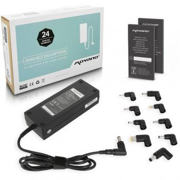 Cargador Universal Automático para Portátil 120W con 10 Conectores Movano