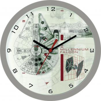 Star Wars - Reloj analógico de Pared Halcón Milenario