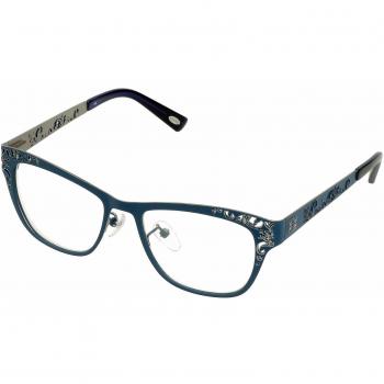 Loewe VLW445M510SHM Monturas de Gafas, Shiny Green, 55 Unisex
