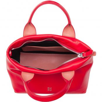 Bolso de mano multiposición de piel auténtica Dudu con bandolera de cadena, dimensiones 22x13 cm, diseño elegante para noche, incluye piezas para llevar a mano y cierre ZIP
