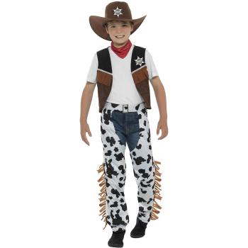 Disfraz de Vaquero con Zahones para Niño - Talla S
